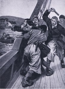 Kidnappen av David Balfour, Newnes Pictorial Knowledge Volym 7 publicerad, 1950-talet av William after Stott